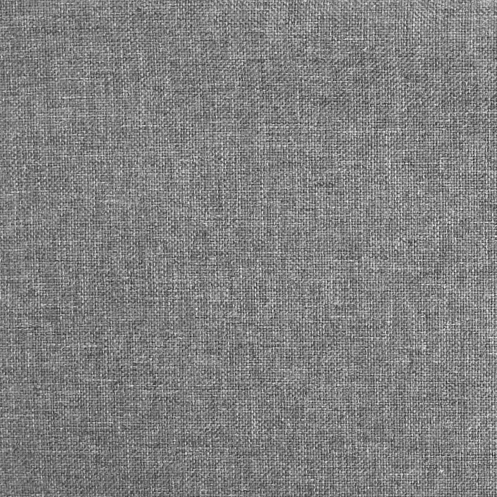 vidaXL Zvedací masážní křeslo světle šedé textil