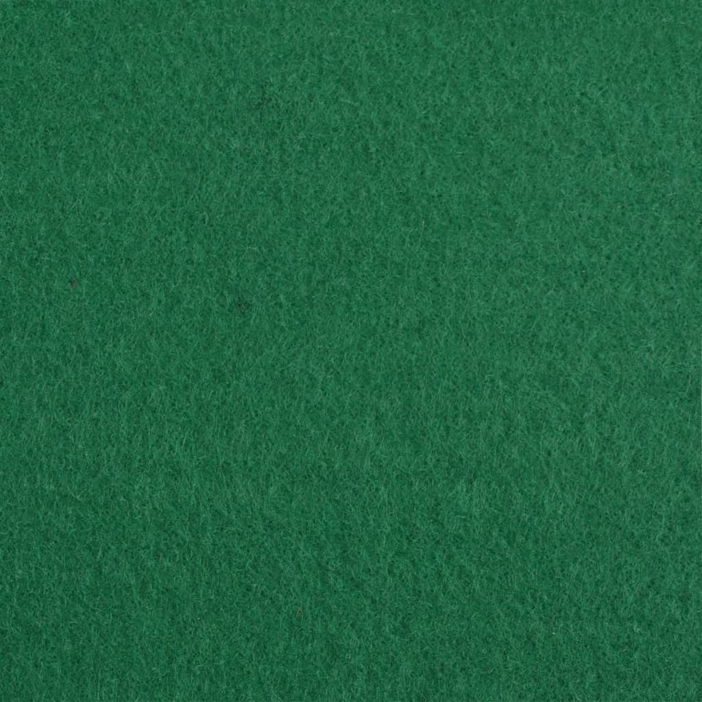 vidaXL Výstavářský koberec hladký 1,2 x 12 m zelený