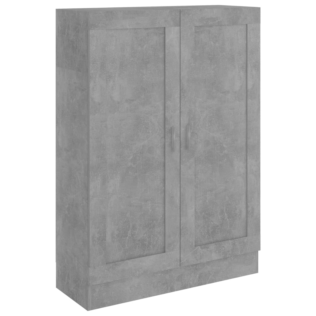 vidaXL Knihovna betonově šedá 82,5 x 30,5 x 115 cm dřevotříska