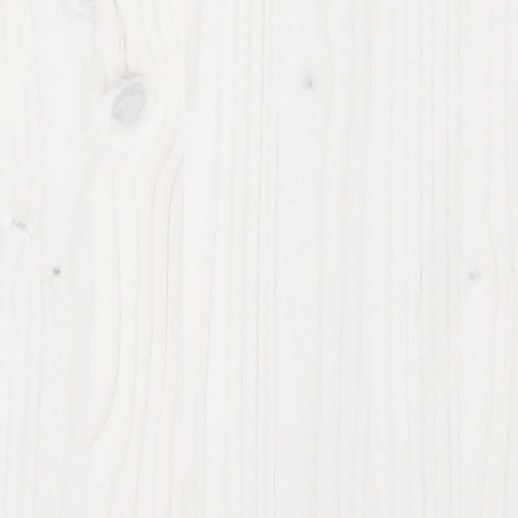 vidaXL Přesazovací stůl s policemi bílý 82,5x45x81 cm masivní borovice