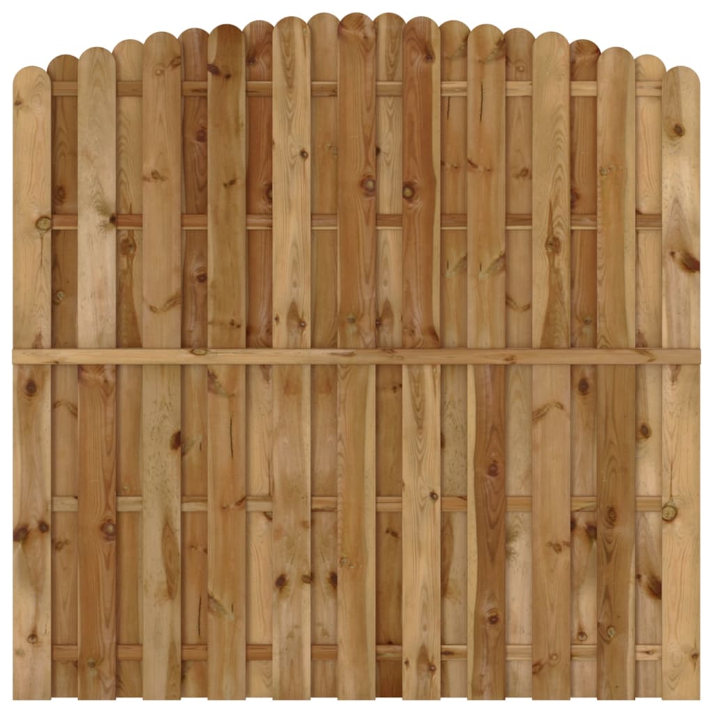 vidaXL Protipohledový plotový dílec borovice 180 x (165–180) cm