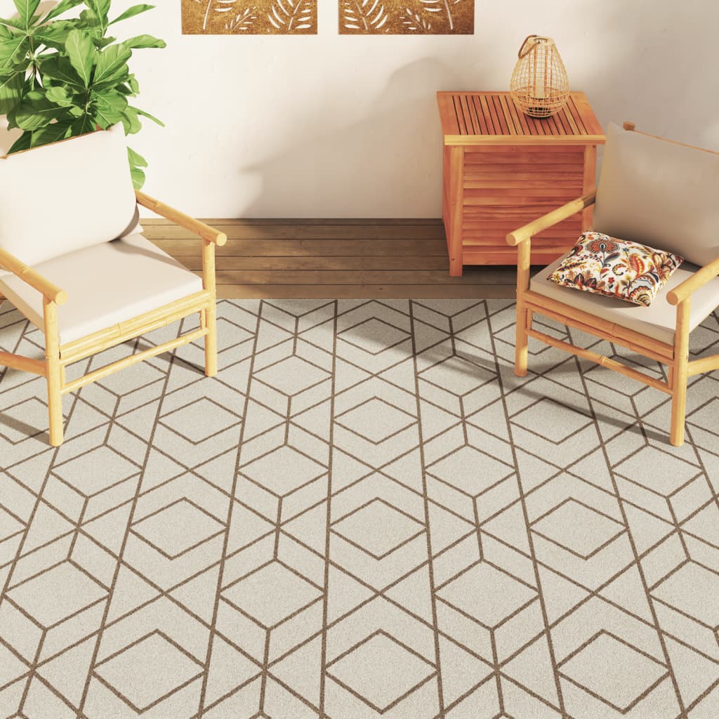 vidaXL Vnitřní/venkovní koberec s krátkým vlasem vícebarevný 190x300cm