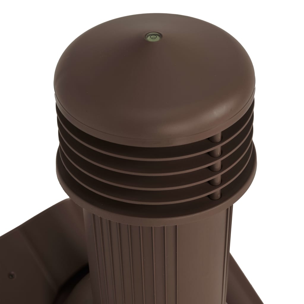 vidaXL Střešní ventilátor hnědý
