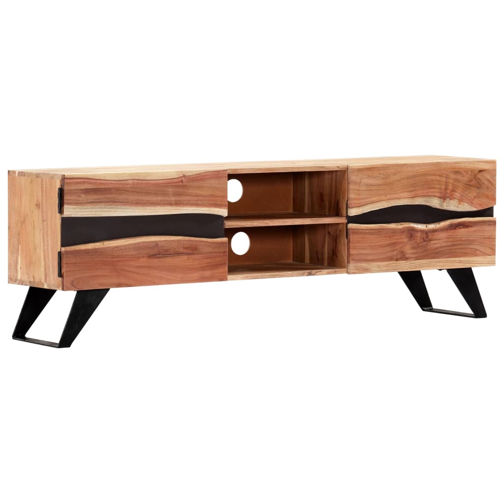 vidaXL TV stolek 140 x 30 x 45 cm masivní akáciové dřevo