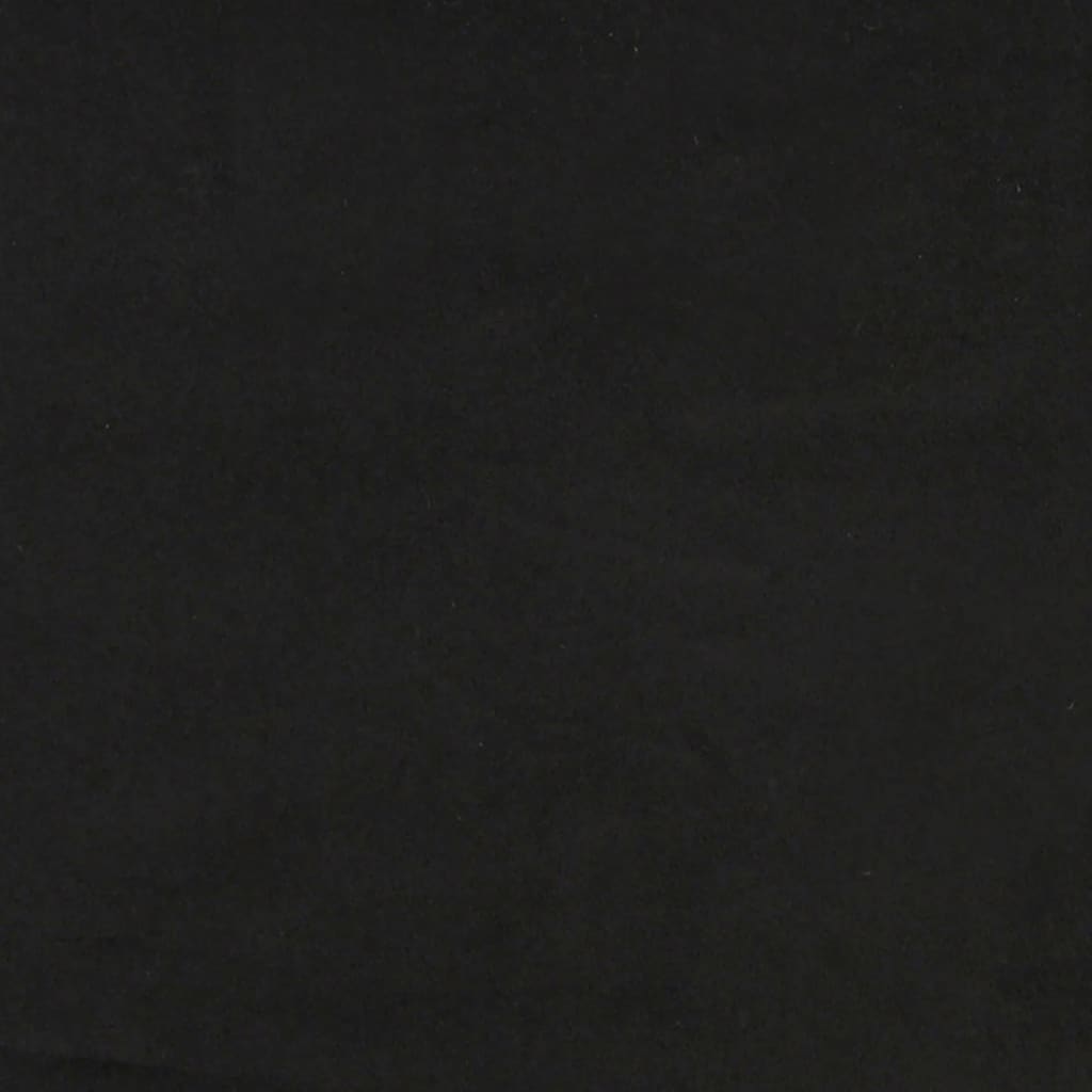 vidaXL 2místná pohovka s polštáři černá 120 cm samet