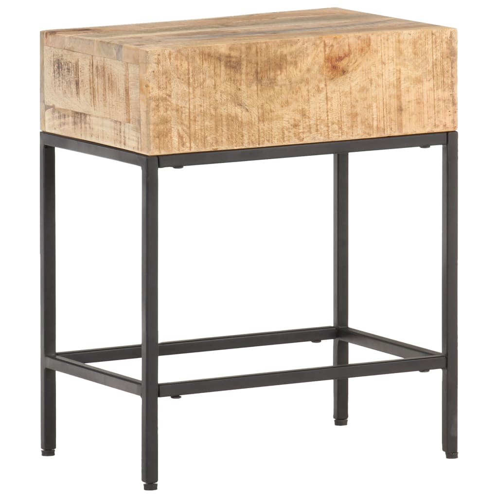 vidaXL Odkládací stolek 40x30x50 cm masivní hrubé mangovníkové dřevo