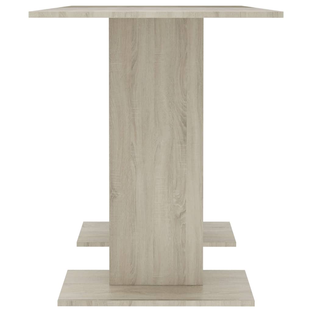 vidaXL Jídelní stůl dub sonoma 110 x 60 x 75 cm dřevotříska