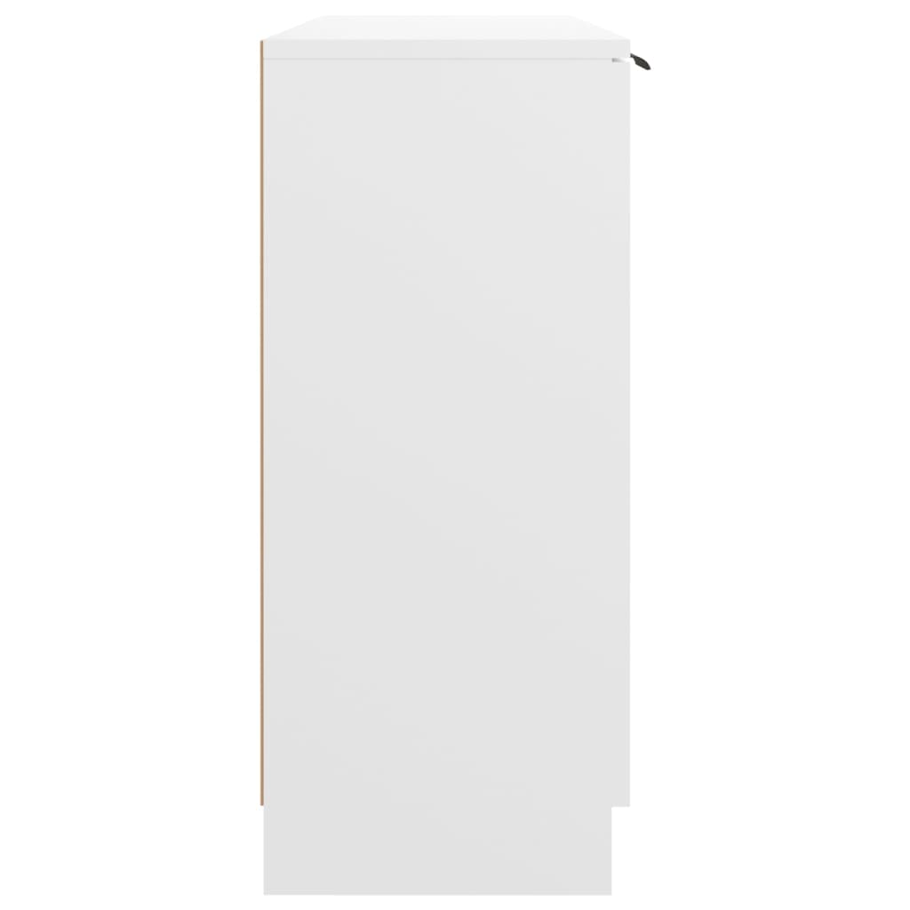vidaXL Příborník bílý 90,5 x 30 x 70 cm kompozitní dřevo