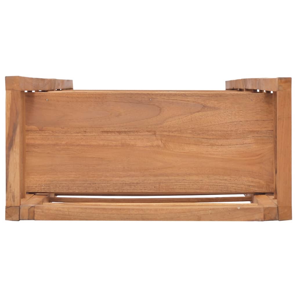 vidaXL Regál 60 × 30 × 180 cm masivní teakové dřevo