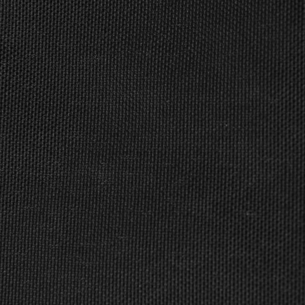 vidaXL Stínicí plachta oxfordská látka lichoběžník 2/4 x 3 m černá