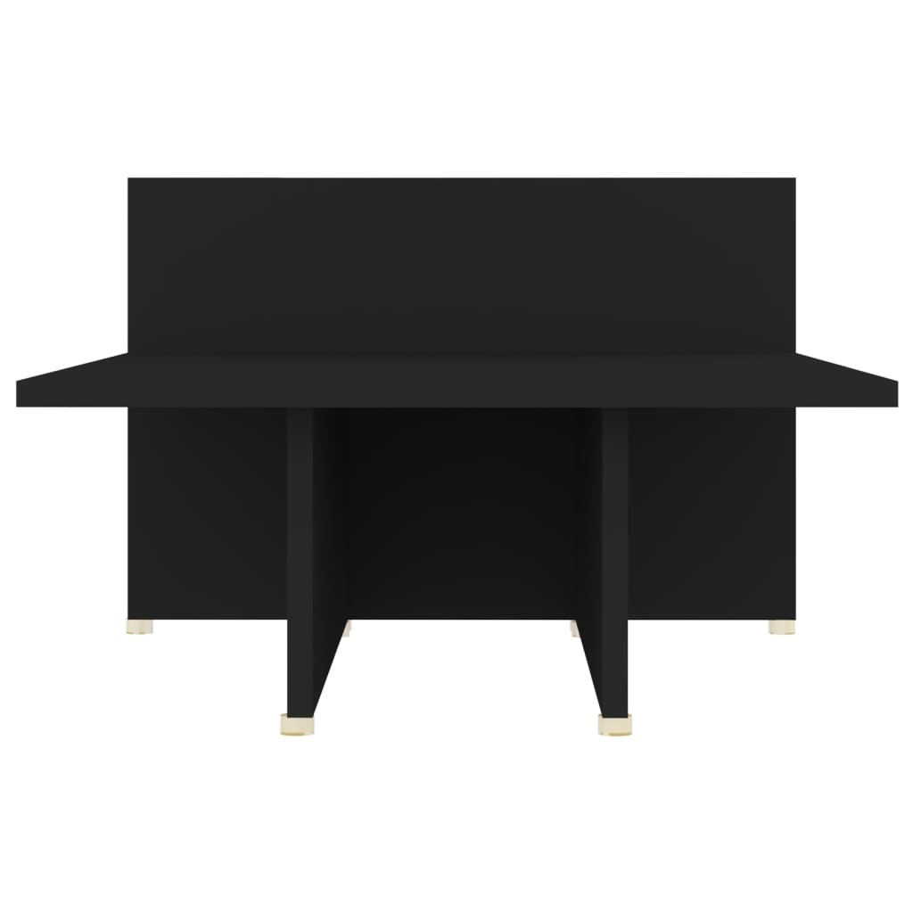 vidaXL Konferenční stolek černý 111,5 x 50 x 33 cm dřevotříska