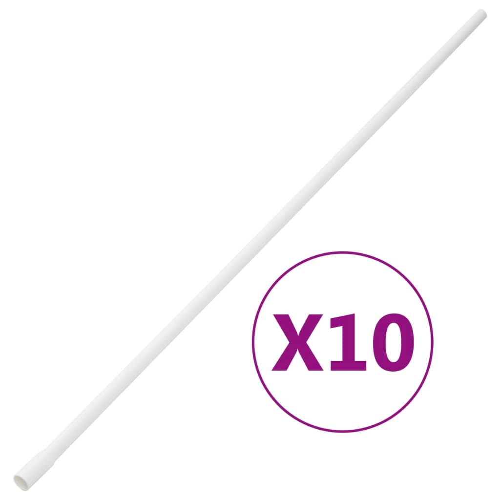 vidaXL Kabelové lišty Ø 16 mm 10 m PVC