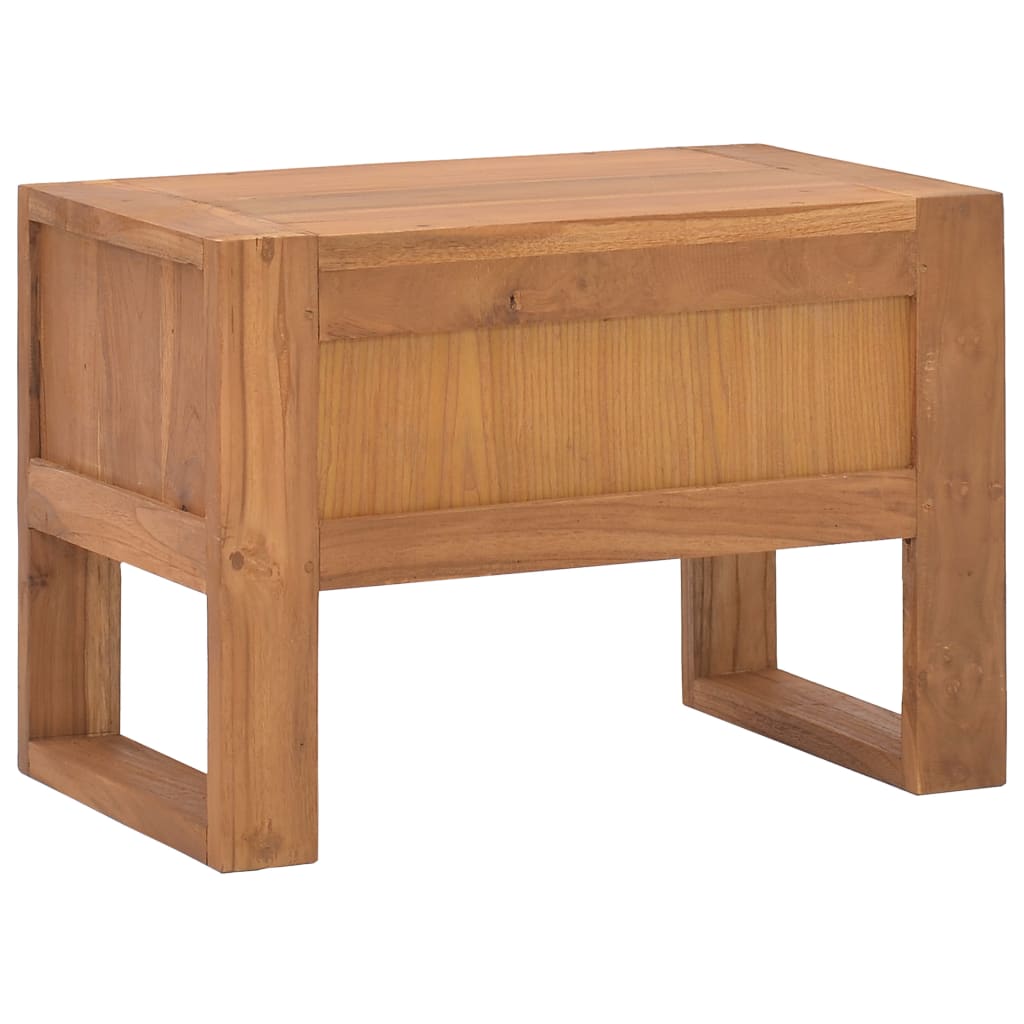 vidaXL Noční stolek 50 x 30 x 35 cm masivní teakové dřevo