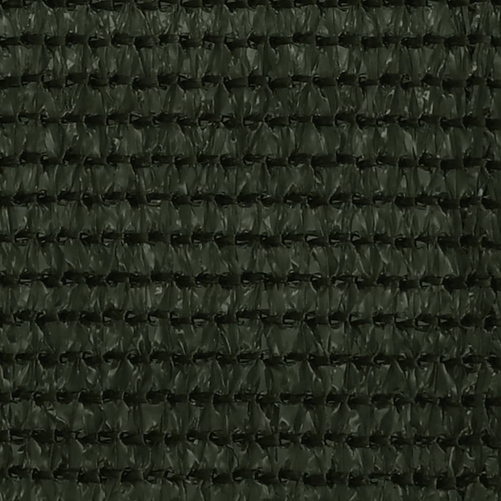 vidaXL Balkonová zástěna tmavě zelená 90 x 600 cm HDPE