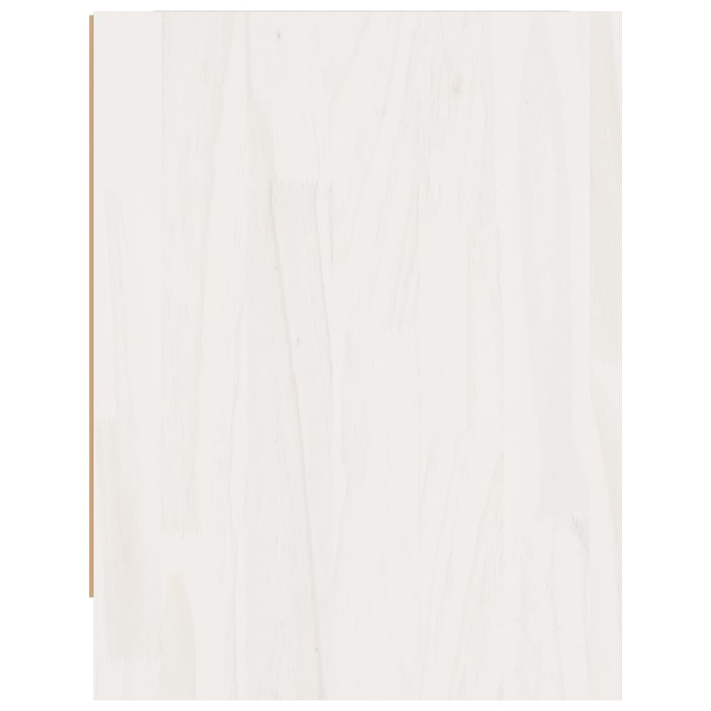 vidaXL Noční stolky 2 ks bílé 40 x 30,5 x 40 cm masivní borové dřevo