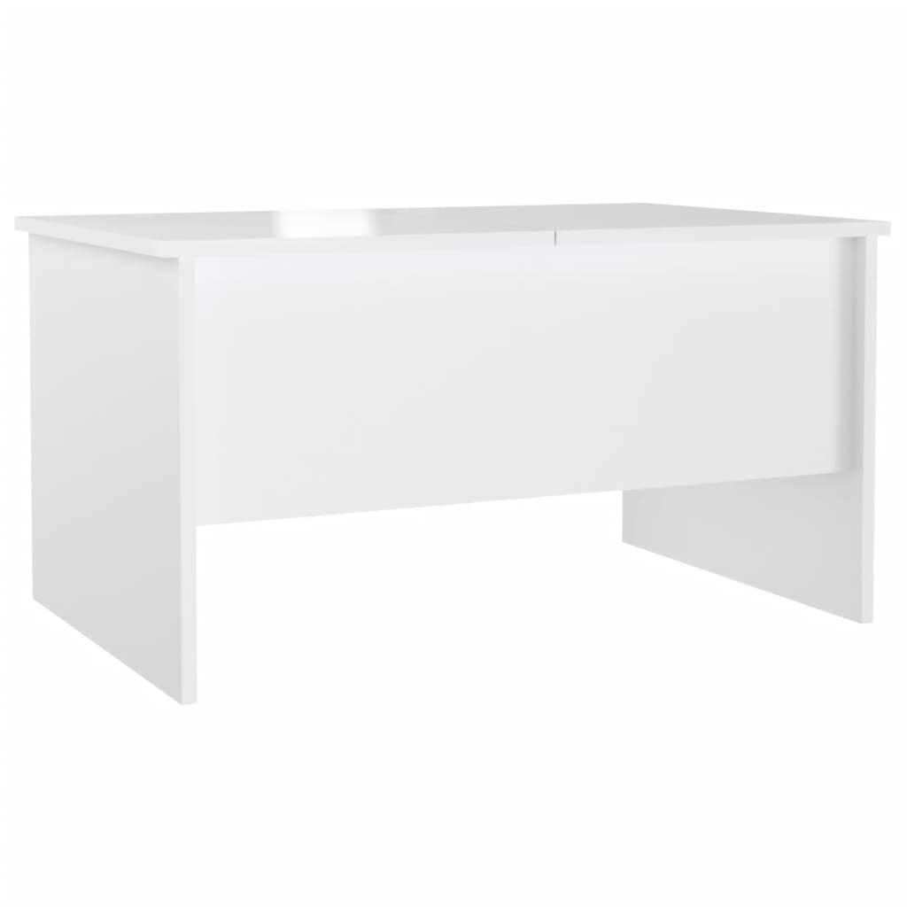vidaXL Konferenční stolek lesklý bílý 80x50x42,5 cm kompozitní dřevo