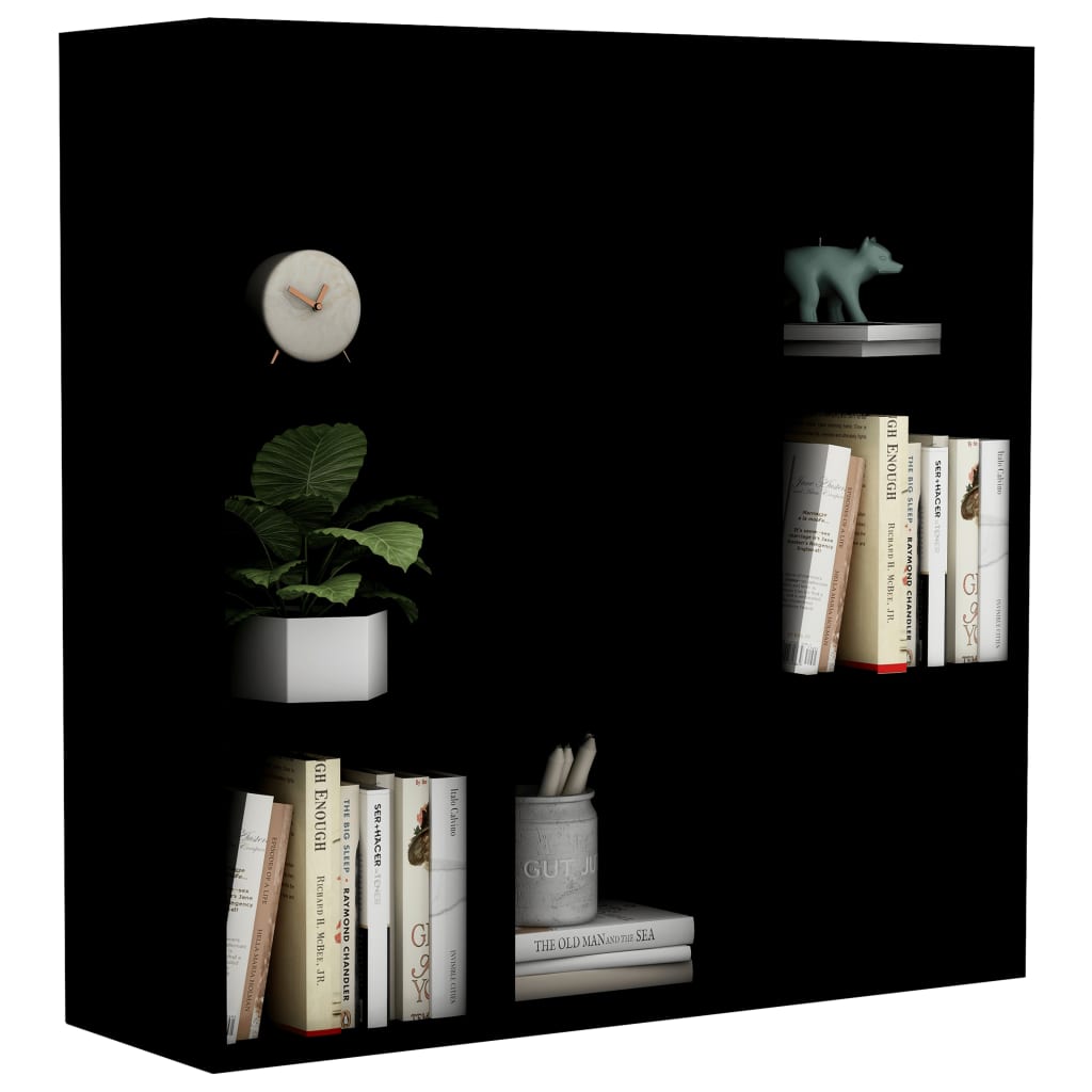 vidaXL Knihovna černá 98 x 29 x 97,5 cm kompozitní dřevo