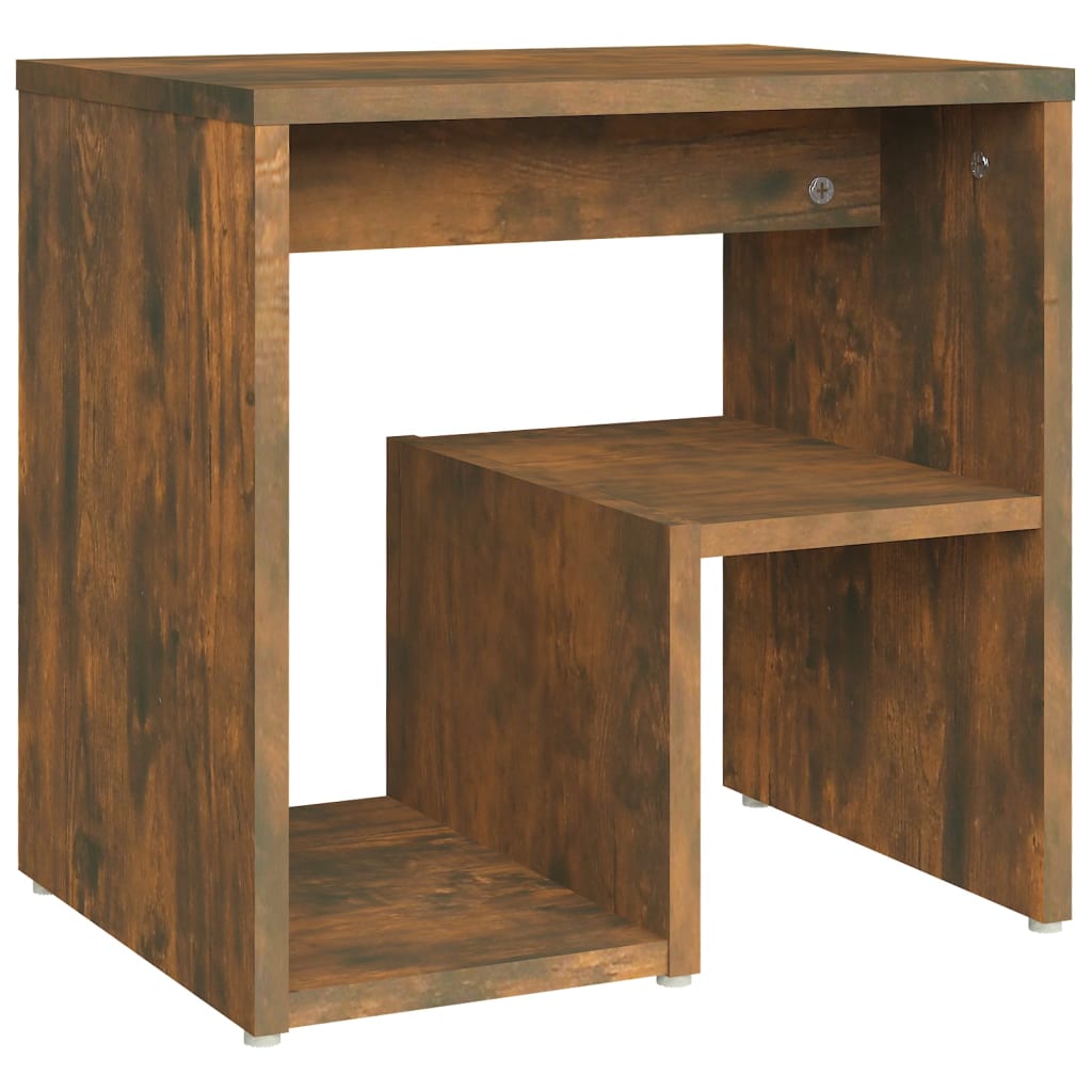 vidaXL Noční stolek kouřový dub 40 x 30 x 40 cm kompozitní dřevo