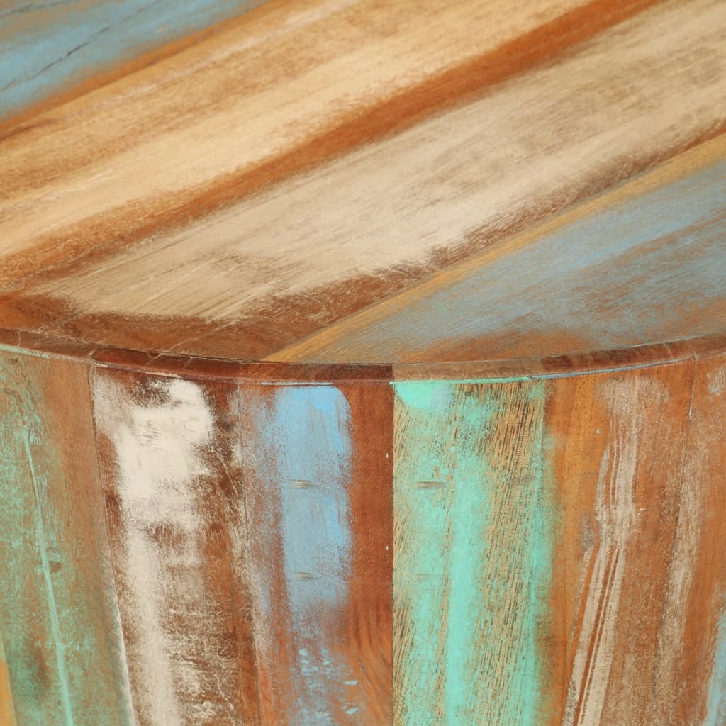 vidaXL Konferenční stolek Ø 52 x 30 cm masivní recyklované dřevo