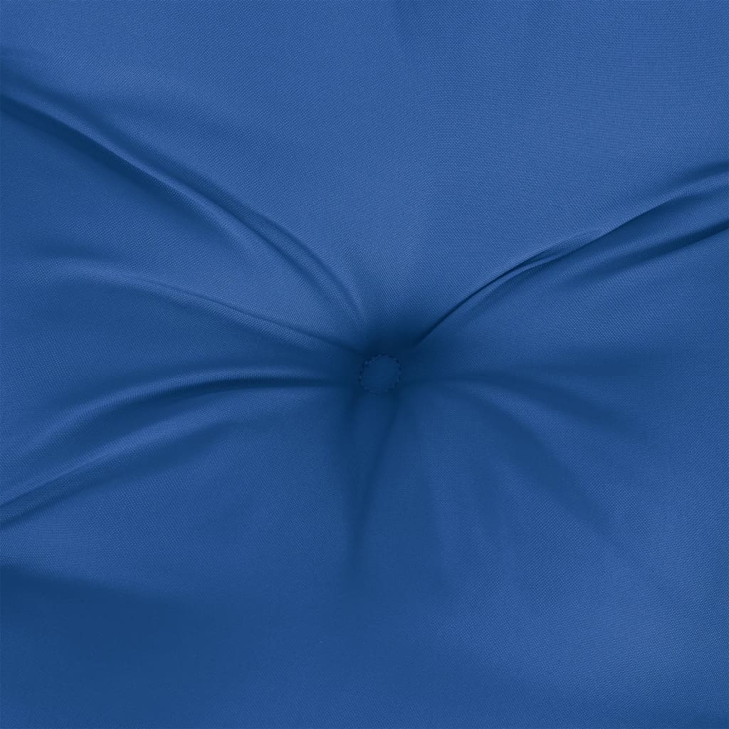 vidaXL Poduška na palety královsky modrá 60 x 60 x 12 cm textil