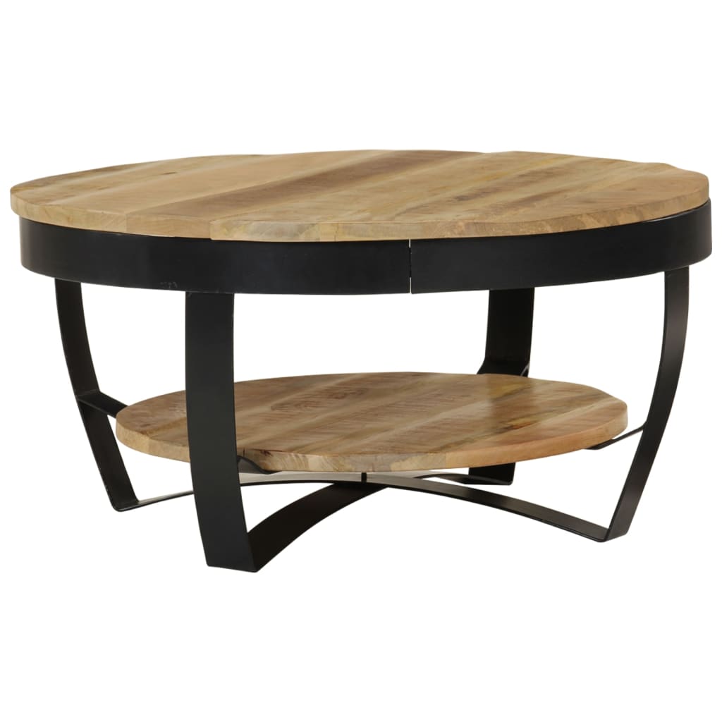 vidaXL Konferenční stolek hrubé mangovníkové dřevo 65 x 32 cm