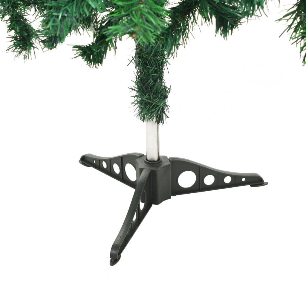 vidaXL Umělý vánoční stromek s LED a sadou koulí 180 cm 564 větviček