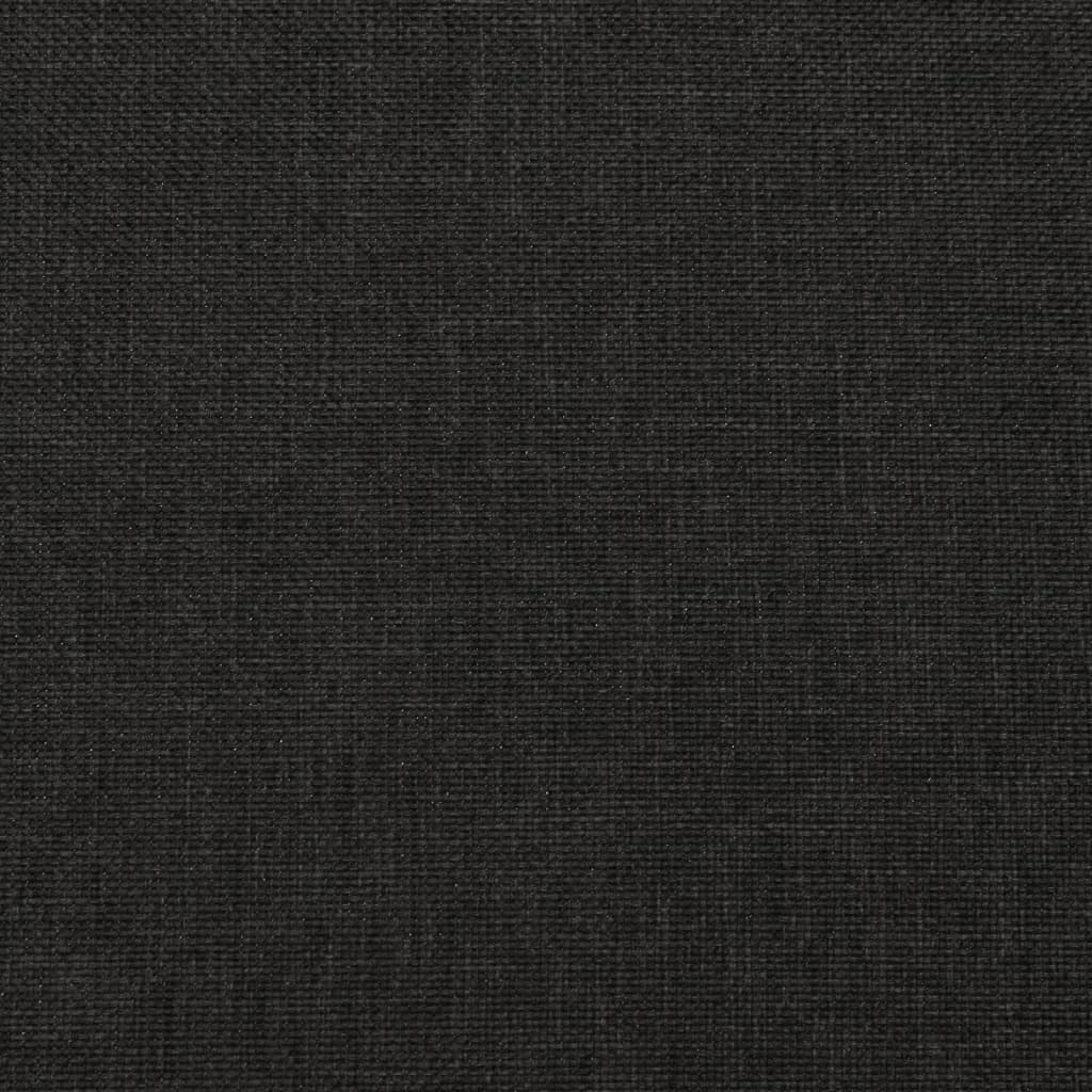 vidaXL Podnožka černá 78 x 56 x 32 cm textil