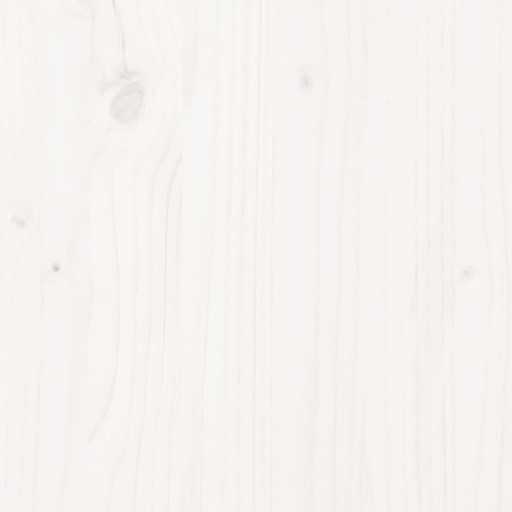 vidaXL Postel pro seniory bílá 160 x 200 cm masivní borovice