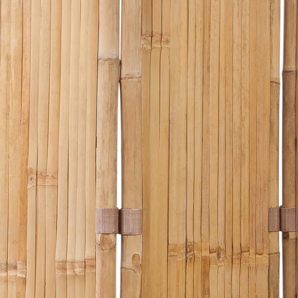 Čtyřdílný bambusový paraván