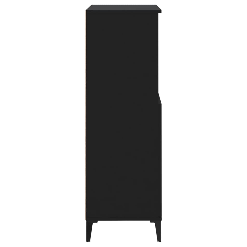 vidaXL Skříň highboard černá 60 x 36 x 110 cm kompozitní dřevo