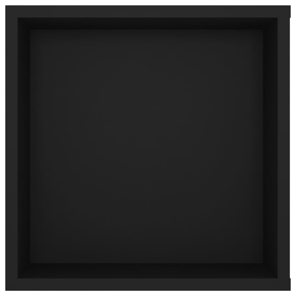 vidaXL Nástěnná TV skříňka černá 102 x 35 x 35 cm dřevotříska