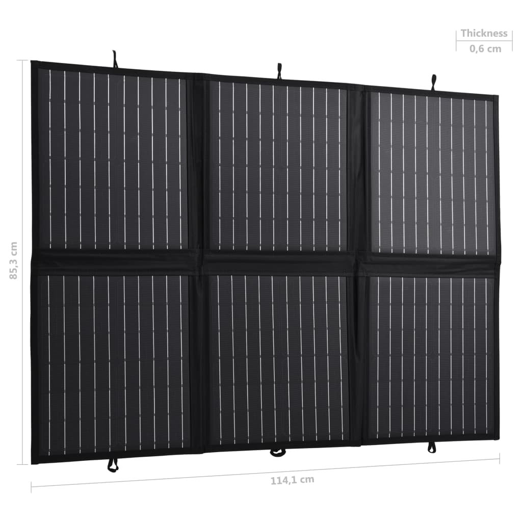 vidaXL Skládací solární nabíječka 120 W 12 V