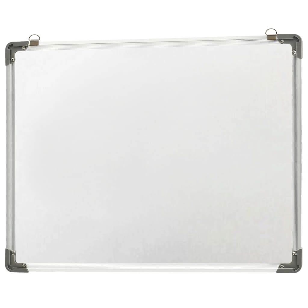 vidaXL Bílá magnetická tabule stíratelná za sucha 70 x 50 cm ocel