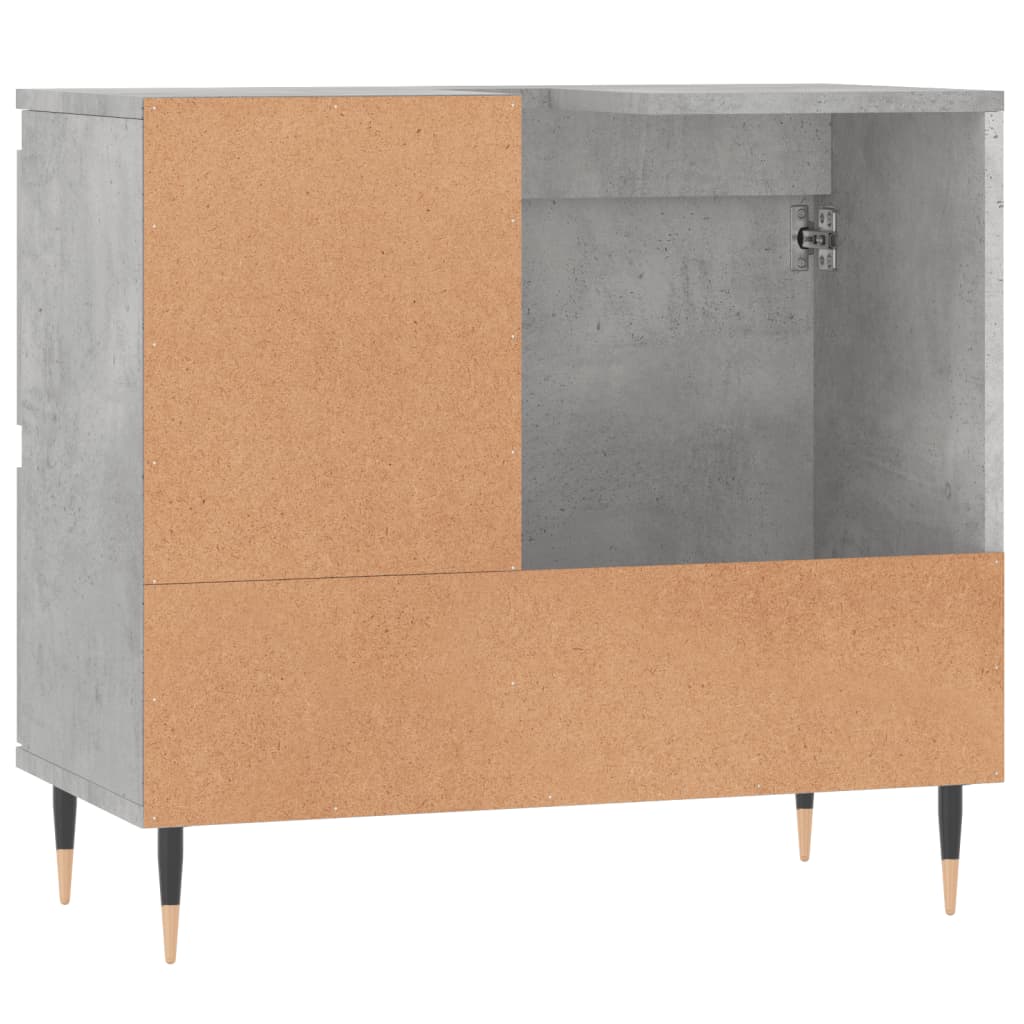 vidaXL Koupelnová skříňka betonově šedá 65x33x60 cm kompozitní dřevo