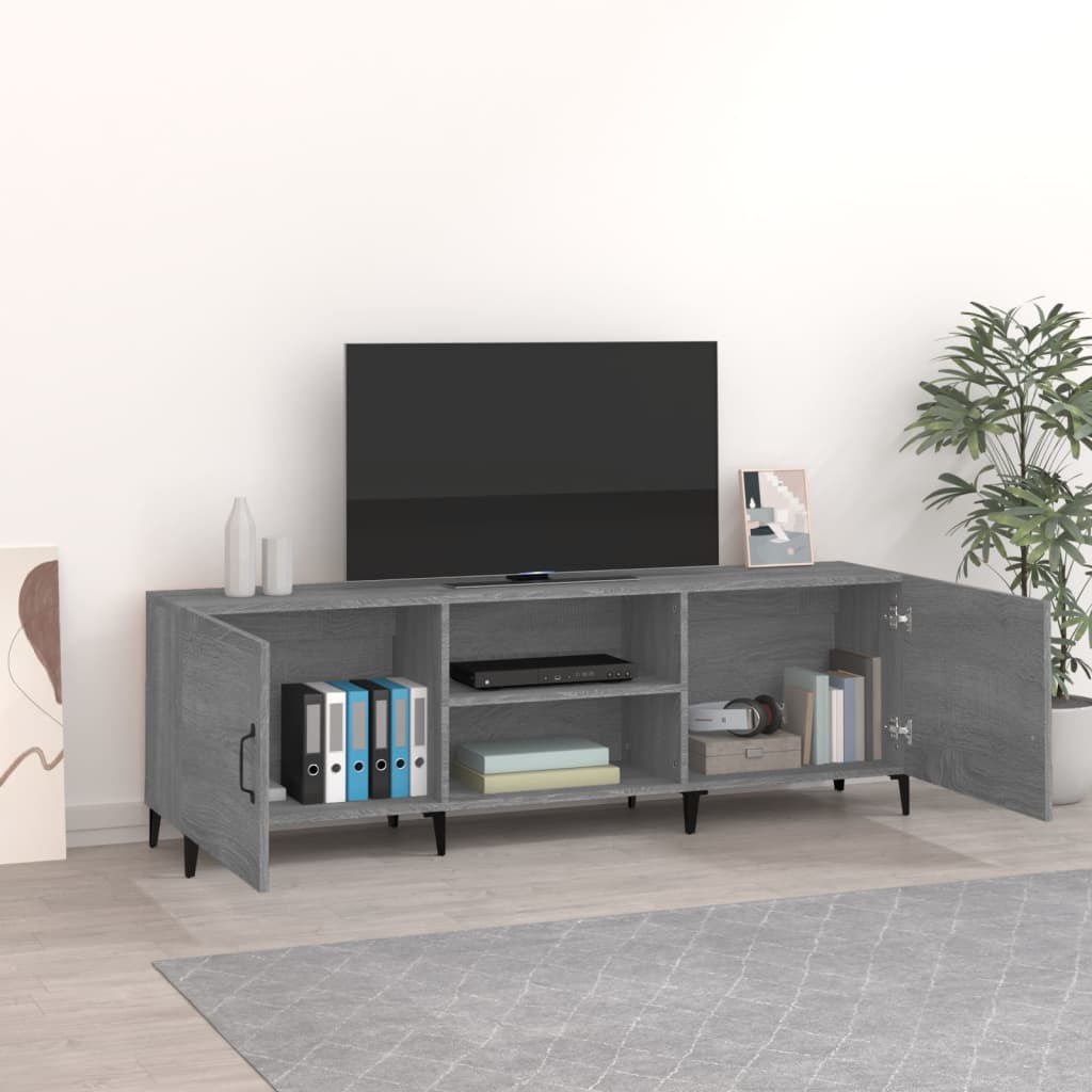 vidaXL TV skříňka šedá sonoma 150 x 30 x 50 cm kompozitní dřevo