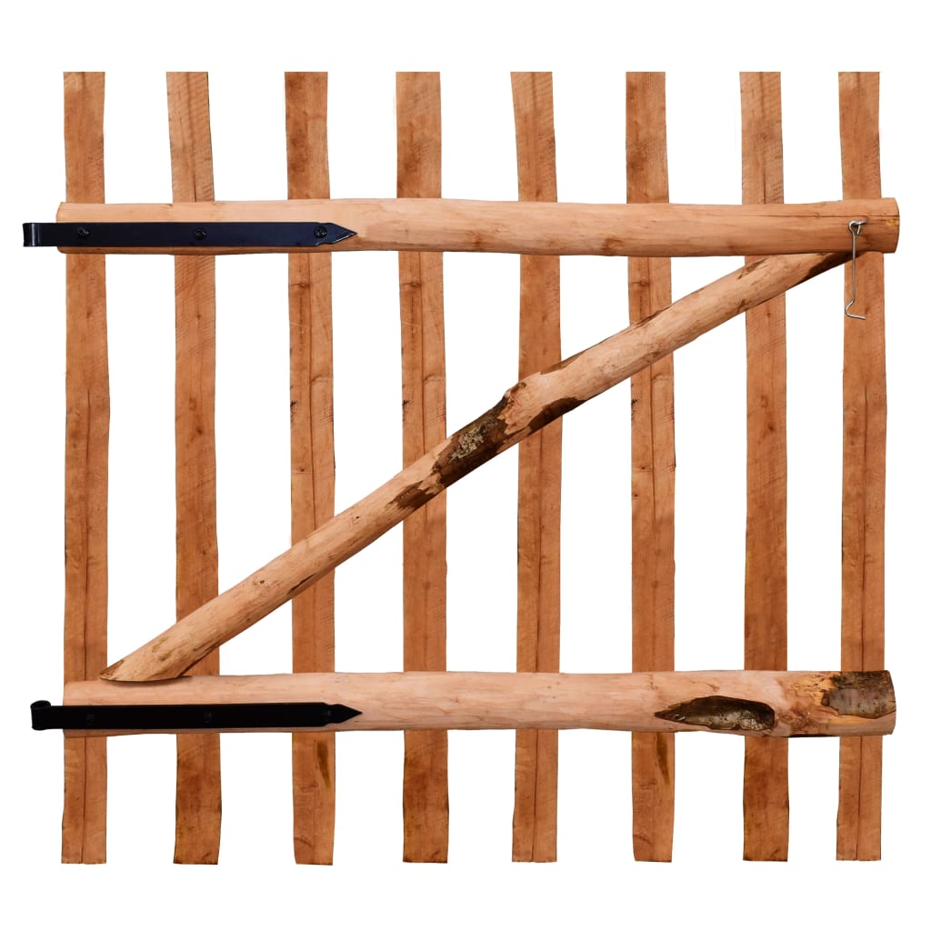 vidaXL Zahradní branka impregnované lískové dřevo 100 x 100 cm
