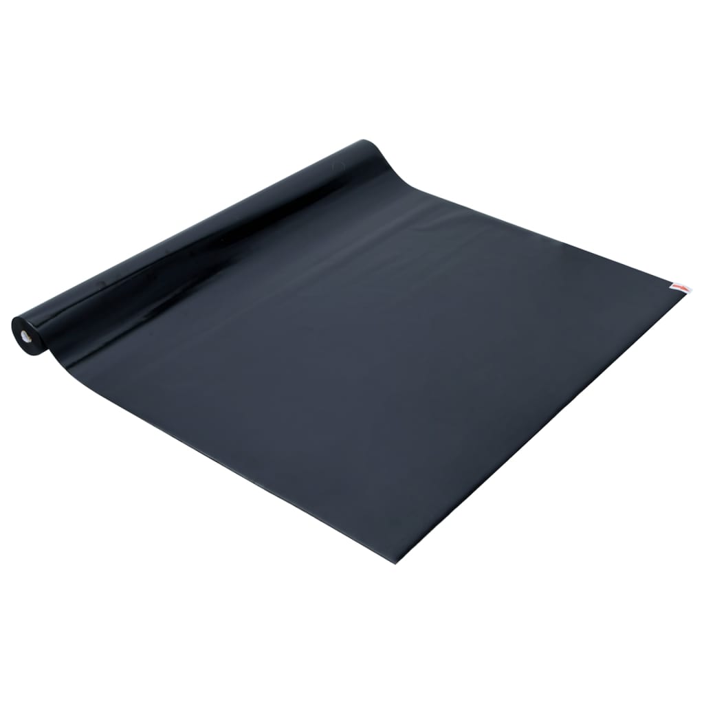 vidaXL Okenní fólie statická matná černá 90 x 1 000 cm PVC