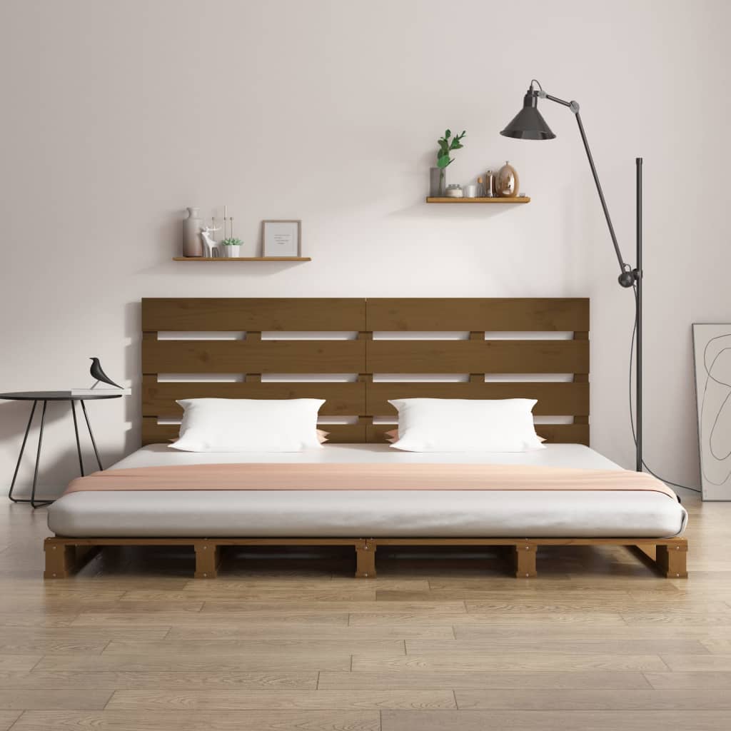 vidaXL Rám postele medově hnědý 120 x 200 cm masivní borovice
