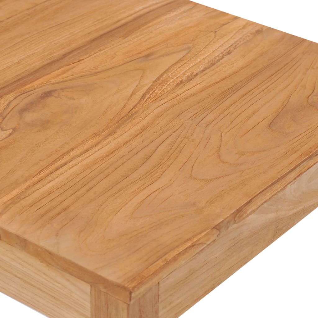 vidaXL Zahradní barový stůl 60 x 60 x 105 cm masivní teakové dřevo