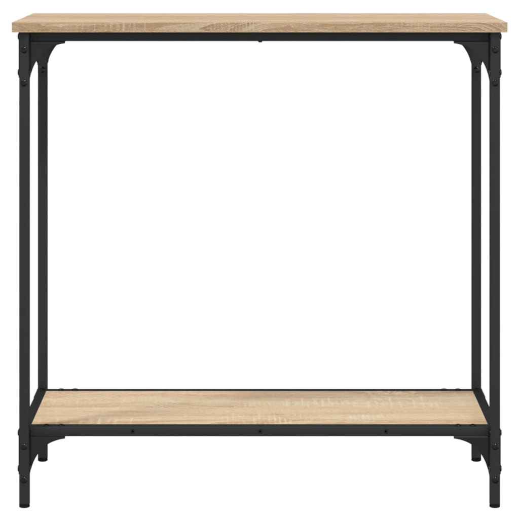 vidaXL Konzolový stolek dub sonoma 75 x 30,5 x 75 cm kompozitní dřevo