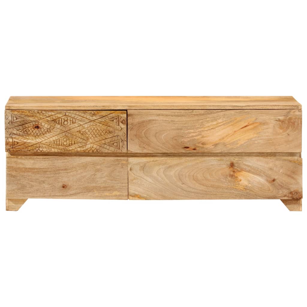 vidaXL TV stolek masivní mangovníkové dřevo 110 x 30 x 40 cm