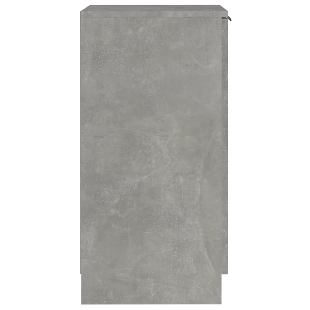 vidaXL Botník betonově šedý 30 x 35 x 70 cm kompozitní dřevo
