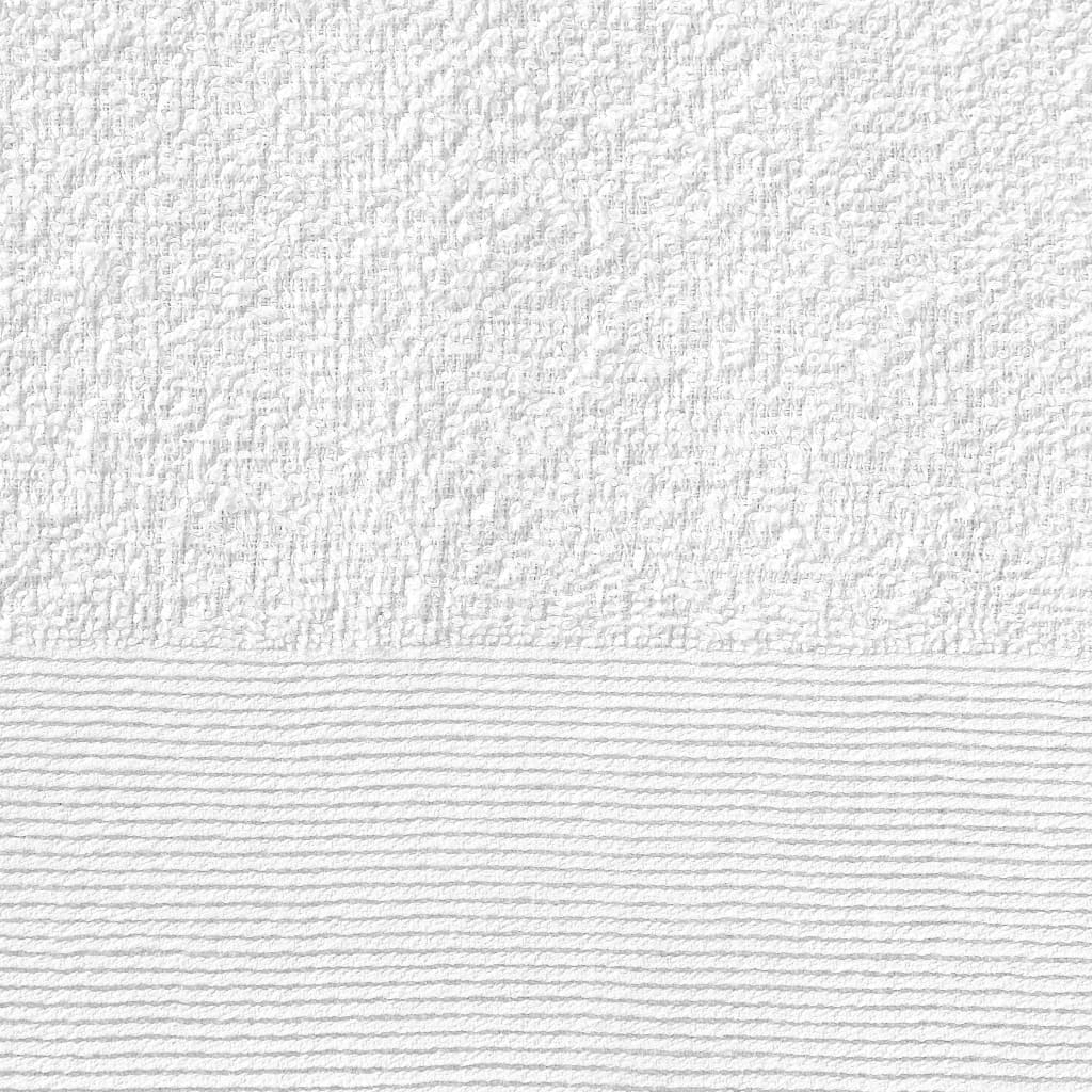 vidaXL Ručníky 25 ks bavlna 350 g/m² 50 x 100 cm bílé
