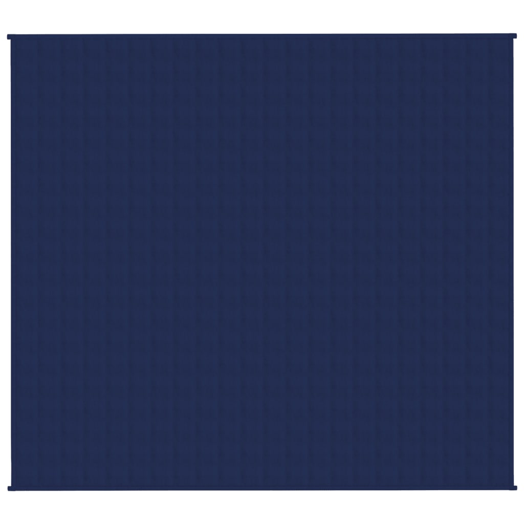 vidaXL Zátěžová deka modrá 200 x 225 cm 9 kg textil