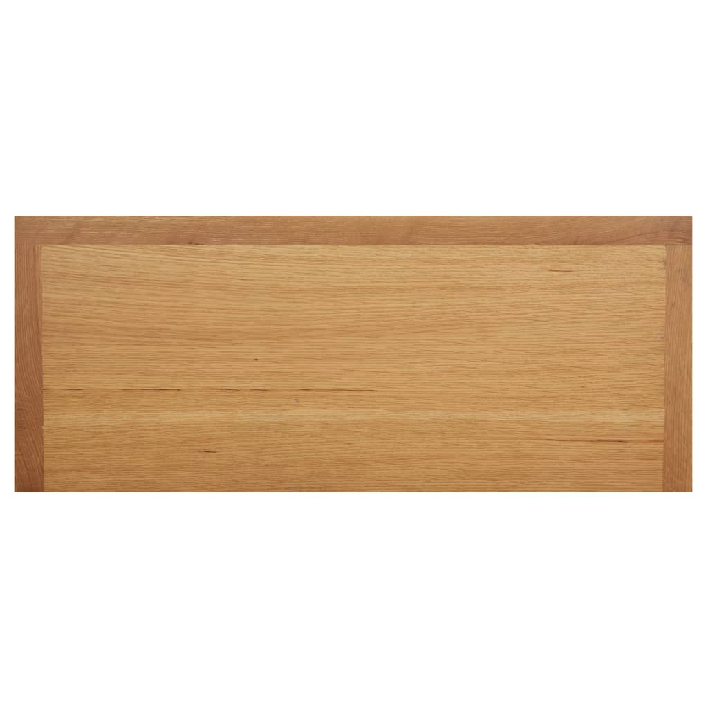 vidaXL Botník 90 x 37 x 45 cm masivní dubové dřevo