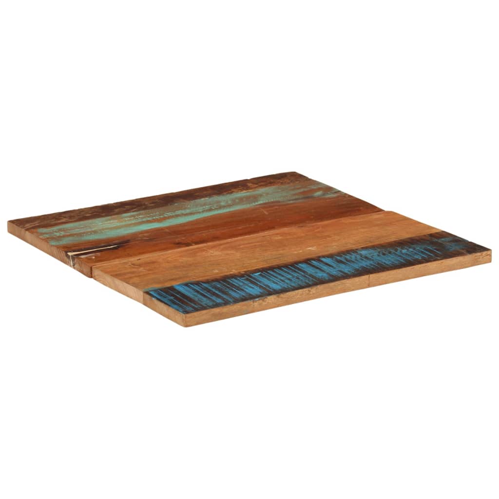 vidaXL Stolní deska čtverec 70x70 cm 25–27mm masivní recyklované dřevo