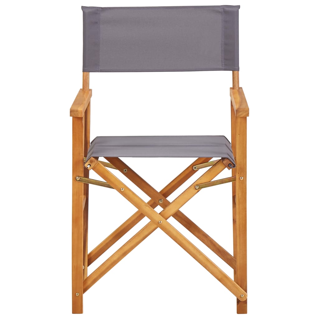 vidaXL Režisérská židle masivní akáciové dřevo