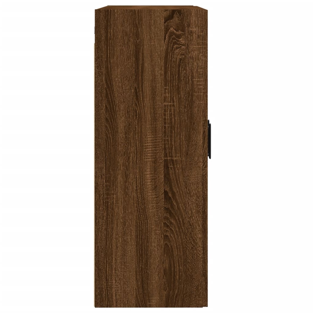 vidaXL Nástěnná skříňka hnědý dub 69,5 x 34 x 90 cm kompozitní dřevo