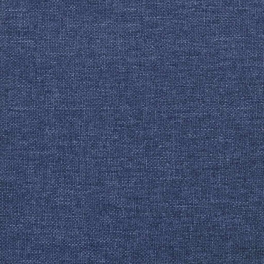 vidaXL Zvedací polohovací křeslo modré textil