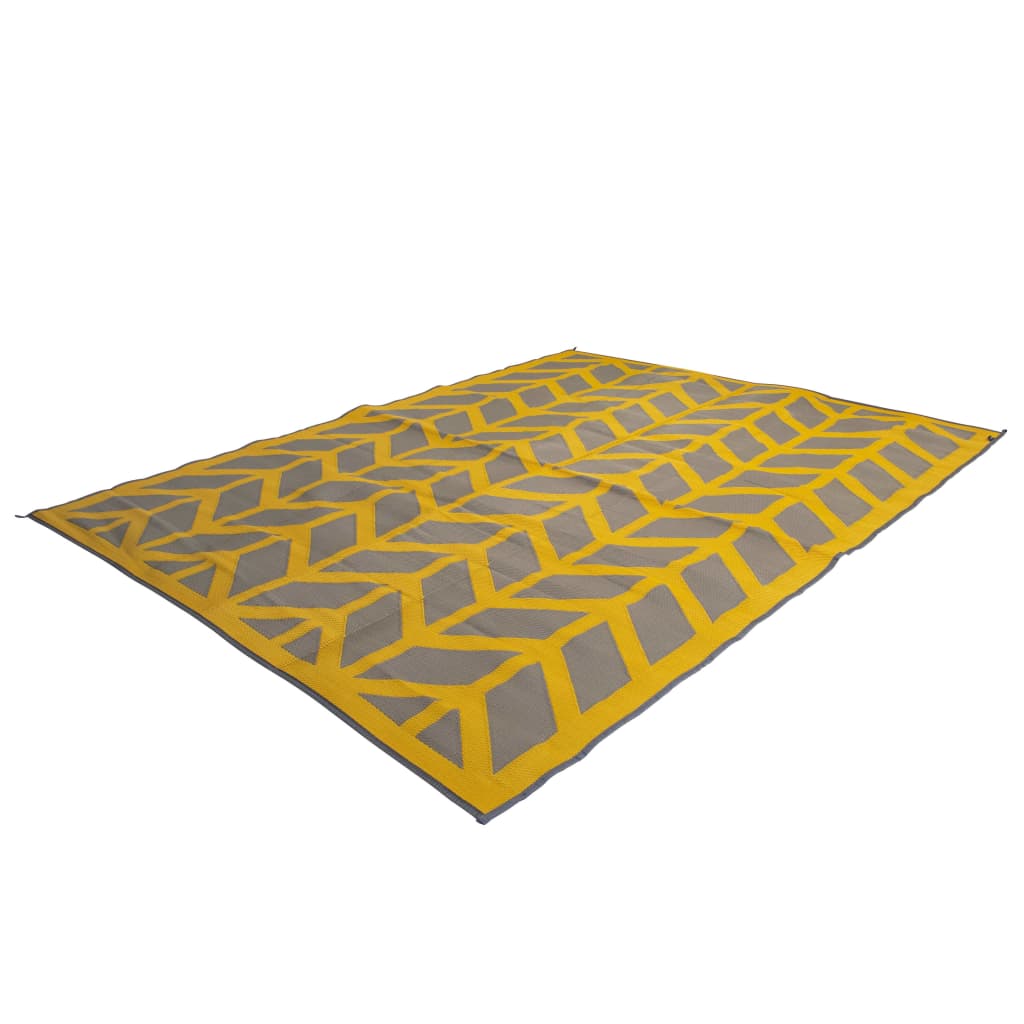 Bo-Camp Venkovní koberec Chill mat Flaxton 2,7 x 2 m L okrově žlutý